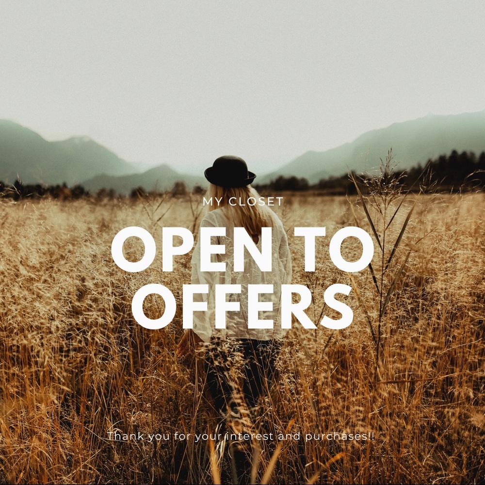 Open to all offers!